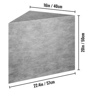 Piatto Doccia Angolare Impermeabile 100% Anti-Perdita, Piastrellabile, 57x41x51 cm, con Sedile Integrato, per Bagno - Product Image 4