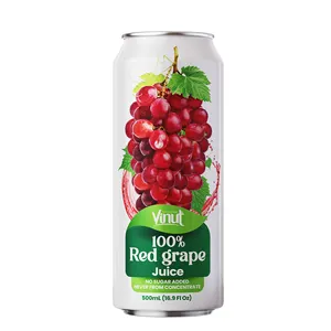 500ml de jus de raisin rouge VINUT Tropical vente chaude échantillon gratuit, marque privée, fournisseurs en gros (OEM, ODM)