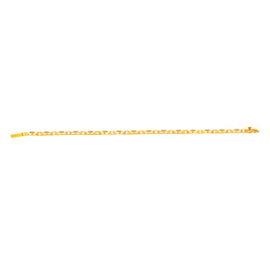 Pulsera Clásica Entrelazada con Diamantes Cultivados en Laboratorio de Oro Amarillo de 14K, Corte Brillante, Diseño Halo, Lujo y Radiante - Product Image 2