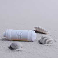 Filtre de douche en plastique Be-Vita Pure à fixer sur robinet, 2-en-1, avec billes minérales pour la réduction du sédiment et du chlore, certifié NSF, pour usage domestique