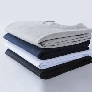 High Quality 100% Polyester Casual 4-<b>Way</b> Stretch Round Neck Solid Color Long Sleeve <b>Men's</b> T-Shirts - Product Image 6