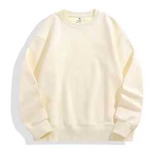 Sudadera de Cuello Redondo Extra Grande para Hombre, Color Verde Sólido, Tejida, 100% Algodón, Informal, para Otoño, Corte Regular, Manga Larga - Product Image 2