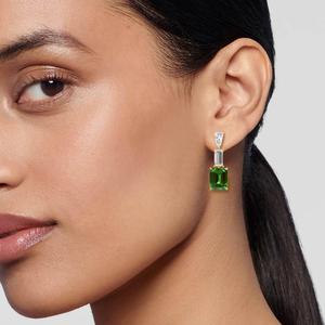 Pendientes de Diamantes Cultivados en Laboratorio de Oro Blanco de 10K para Mujer, 12.65 Quilates de Peso Total, Joyería Fina Premium - Product Image 1