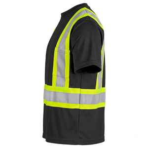 Best quality Safety <b>Shirt</b> with <b>Silver</b> Reflective Neon Breathable <b>shirt</b>. - Product Image 3