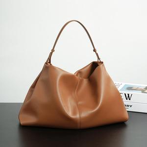 Bolsos de Hombro de Cuero Genuino para Mujer, Bolsos de Mano Elegantes, Bolsos Cruzados Grandes y Suaves, Bolsos Tote con Asa Superior - Product Image 5