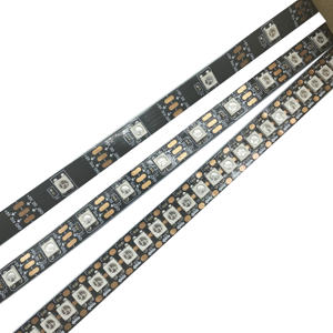 Striscia LED RGB Indirizzabile WS2812B Impermeabile IP68 5V 5M Nastro Pixel Intelligente PCB Nero per Decorazioni Natalizie da Esterno - Product Image 5