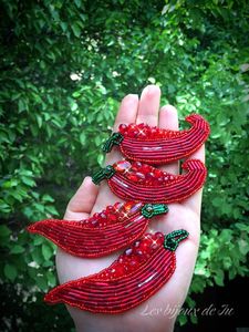 Designer Handmade Embroidery Beaded Brooch Unique Artisan Fashion Pin Perfect Gift for Her - Product Image 5
