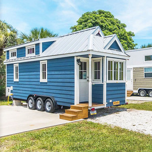 Prefabricated Tiny House Trailer Cold Rolled Steel Modular Mobile Home with Modern Kitchen Design <b>Unit</b> - Product Image 4