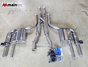 Système d'échappement Valvetronic 2,5 pouces Cat-Back Z-pipe avec tube intermédiaire pour KIA STINGER 3.3 (modèle 2018+) / MAINTEC V4 fabriqué en Corée - Product Image 2