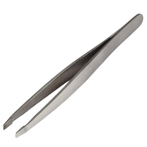 Pinzas para Cejas de Diseño Superior y Buena Calidad, Pinzas Profesionales de Metal con Punta Inclinada para Depilación de Cejas - Product Image 4