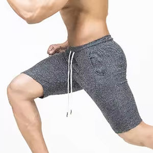 Pantalones cortos deportivos transpirables y ligeros para hombre, de secado rápido, tela que absorbe la humedad, cintura elástica, para entrenamiento deportivo - Product Image 5