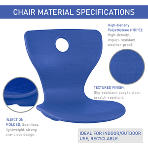 Accessoires et pièces de fixation pour sièges de chaise en plastique moulé - Product Image 3