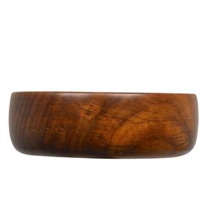Cuenco de madera de acacia apto para alimentos para ensaladas, patatas fritas, frutos secos, exhibición en mesa de centro, vajilla de cocina de madera antigua para encimera - Product Image 3