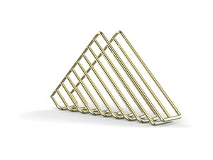 Porte-serviettes élégant en métal classique pour la décoration de table, durable, antirouille, élégant, organisateur de cuisine et de maison - Product Image 6