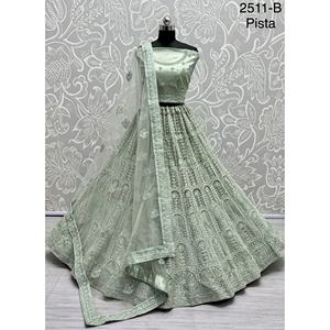 Fabzone Indian Bridal Velvet Collections Robes de mariée avec Zarkhan Work for Brides - Product Image 5