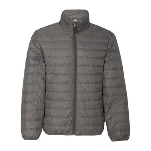 Men's Classic <b>Packable</b> Down Puffer <b>Jacket</b> Winter Sheep Skin Casual Style Weatherproof Breathable Zipper Closure Cotton Filling - Product Image 3