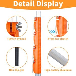 Asta Telescopica in Metallo e Plastica da 4 a 24 Piedi per Pulizie Domestiche e Uso Esterno - Product Image 2
