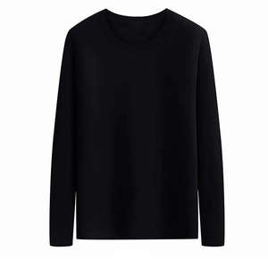 Camiseta Ligera de Manga Larga para Hombre, 100% Algodón, Corte Holgado, Precio Bajo, Calidad Premium - Product Image 1