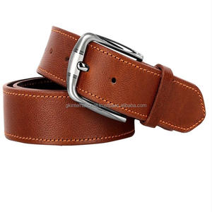 Ceinture décontractée élégante en cuir de qualité supérieure avec coutures durables et solides et ceinture vestimentaire à boucle ardillon en alliage de zinc - Product Image 4