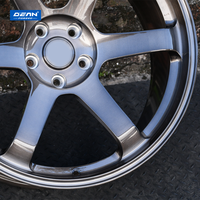 Pour TESLA-S DEAN DP159 6061 Jantes forgées multi-rayons 19/20/21/22" 5x112/114.3/120 Noir brossé Nouvelles jantes personnalisées
