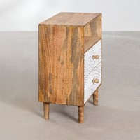 Table de chevet en bois de manguier Vandana Nova Radiant