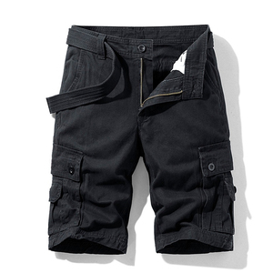 2026 Cargo Shorts 100% Cotton Men Zipper Fly Cargo Pockets Cool Style Shorts for Men Custom Logo Printing Shorts OEM Service - Product Image 2