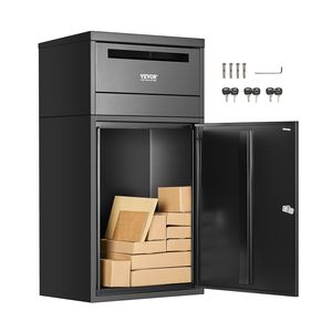 Anti-Theft Lockable <b>Parcel</b> Drop <b>Box</b> 35.8 in Outside Package Delivery Storage Secure <b>Outdoor</b> Storage Solution - Product Image 1
