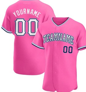 Robe de baseball pour femme à manches courtes, logo uni imprimé par transfert thermique sur le devant, entièrement boutonnée - Product Image 6