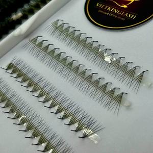 Extensiones de Pestañas Rápidas 3D-20D Ultra Speed Fans CC/DD/M/LD, Pestañas Rizadas de Pelo Sintético Hechas a Mano, Naturales, Largas, con Logotipo Personalizado - Product Image 2