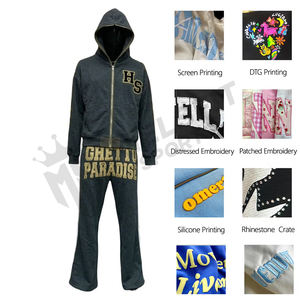 Men Custom Zipper Fashion Tracksuit Best Quality Sportswear <b>Set</b> Gym Training Jogging Running Fitness Suit - Product Image 6