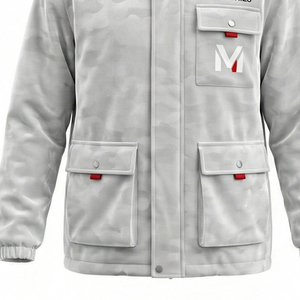 Mens Urban Camouflage Hooded Jacket Multi Pocket Streetwear Outdoor Fashion Premium Breathable Summer <b>Canvas</b> MALUZA INDUSTRIES - Product Image 2