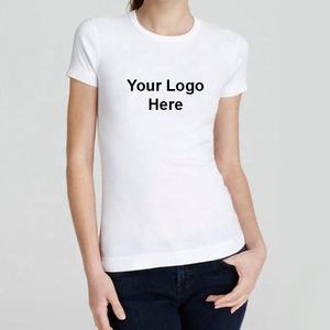 Camisetas de Alta Calidad al por Mayor, Personalizadas con Estampado, para Mujer, Estilo Urbano, 100% Algodón, 180 GSM, Manga Corta, Secado Rápido, Color Sólido - Product Image 5