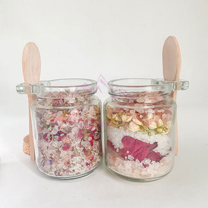 Exfoliante de baño de sal rosa del Himalaya, el más vendido, cuidado corporal natural, exfoliante de baño de sal rosa del Himalaya en venta - Product Image 6