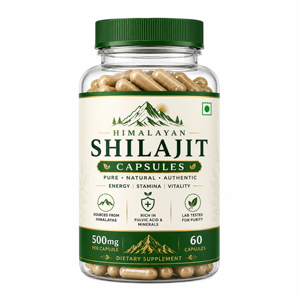 Cápsulas de Shilajit del Himalaya Premium OEM 500 mg, Suplemento de Extracto de Shilajit Puro y Auténtico, Cápsulas Vegetarianas para Hombres y Mujeres - Product Image 2