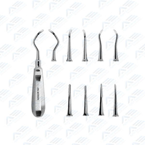 Instrumental Quirúrgico Dental, Equipo Dental, Herramientas Médicas, Cirugía Oral, Elevador Dental, Elevador Dental Curvo y Recto - Product Image 2