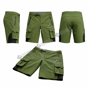 Shorts de vélo de montagne pour hommes, shorts de cyclisme rembourrés, séchage rapide, respirants, pour la pratique du trail, vêtements de sport de plein air - Product Image 6