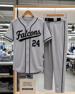 Conjunto de Uniforme de Béisbol al Por Mayor de Fábrica, Jersey y Pantalones de Béisbol con Estampado Personalizado y Ajuste Atlético Cómodo para Equipos de Béisbol - Product Image 6
