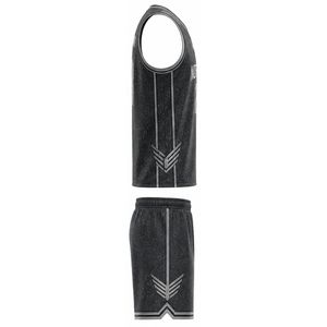 Ensemble de maillots de basket-ball Northwind pour hommes, col en V, sans manches, vêtements de sport, vente en gros, évacuation de l'humidité, sublimation, coupe athlétique, noir 23 - Product Image 3