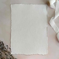 Feuilles de papier plantable fait main A4 blanc 70 g/m² pour invitations de mariage, journaux, papeterie écologique et artisanat créatif en papier