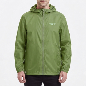 Low Price <b>Men's</b> New Fashion <b>Lightweight</b> Warm Windbreaker <b>Jacket</b> Solid Pattern Breathable Plus Size <b>Men</b> Windbreaker <b>Jacket</b> - Product Image 1