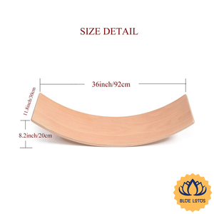 [BEST PRICE] BLUE LOTUS FARM Planche d'équilibre en bois de qualité supérieure pour enfants - Jouet balançoire écologique et durable pour usage intérieur, idéal pour le jeu physique et l'éveil sensoriel - Product Image 1