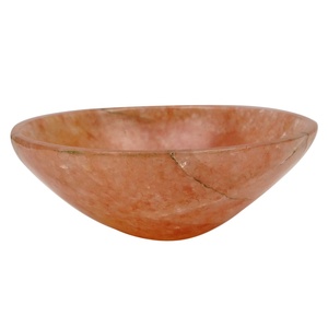 Matériau pour pierres précieuses Produit pour bol en aventurine rouge Type de bol en pierre naturelle Bol en cristal de guérison pour la décoration Grossiste - Product Image 4