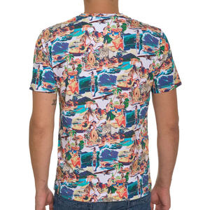 T-shirts en coton pur entièrement personnalisables, manches courtes, col rond, impression par sublimation personnalisée, t-shirts pour hommes, AI-TS-17 - Product Image 4