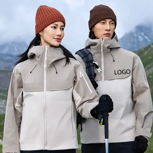 Winter waterproof jacket men Breathable outdoor sportswear Hooded windbreaker for men Standard thickness jacket - Product Image 3