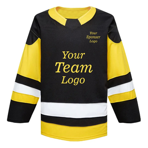 Uniformes de Hockey sobre Hielo Personalizados al por Mayor, Uniformes de Equipo de Secado Rápido y Transpirables, Impresión por Sublimación, Servicio de Fábrica OEM al por Mayor - Product Image 4