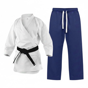 Uniforme de Karate OEM Premium de Algodón Ligero y Duradero con Logotipo Bordado, Uniforme Tradicional de Artes Marciales Blanco de 280g - Product Image 5