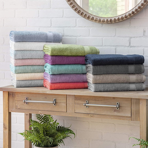 Ensemble de serviettes de bain, de visage et de toilette en coton jacquard 100% de haute qualité, confortables, séchage rapide, super absorbantes et douces - Product Image 4