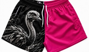 Pantalones Cortos Deportivos Personalizados con Sublimación, Bolsillos, Cintura Elástica de Poliéster, para Rugby y Fútbol, con Estampado Único y Secado Rápido - Product Image 2