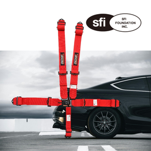 โรงงานไต้หวัน TBRACING SF 501 เข็มขัดนิรภัยสำหรับรถแข่ง SFI 16.1 แบบ 5 จุด สำหรับรถจูเนียร์แดร็กสเตอร์  รับทำโลโก้ตามสั่ง สีตามสั่ง ขายส่ง - Product Image 2