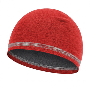 Unisex Solid Color Acrylic Skull Cap 56-58CM Outdoor Casual Winter Cap Computer Knitted Stretch Fit - Product Image 2